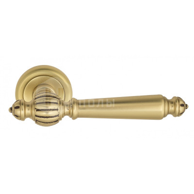 Дверная ручка Venezia Pellestrina VNZ1238 D1 французское золото + коричневый