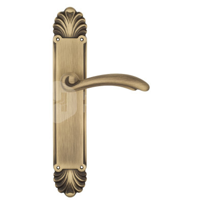 Дверная ручка на планке Venezia Versale VNZ2870 PL87 бронза матовая