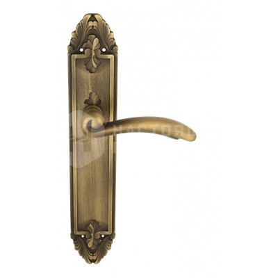 Дверная ручка на планке Venezia Versale VNZ2579 PL90 бронза матовая