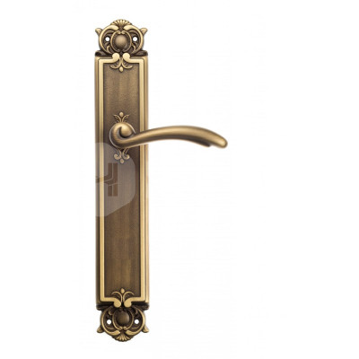 Дверная ручка на планке Venezia Versale VNZ465 PL97 бронза матовая
