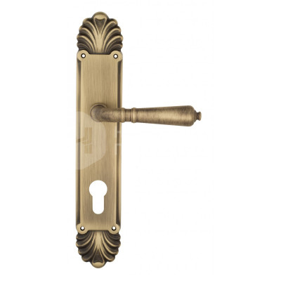 Дверная ручка на планке Venezia Vignole VNZ2863 PL87 бронза матовая