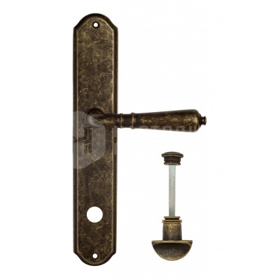 Дверная ручка на планке Venezia Vignole VNZ1405 PL02 бронза античная