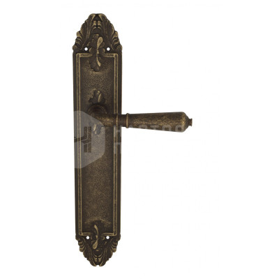 Дверная ручка на планке Venezia Vignole VNZ2590 PL90 бронза античная