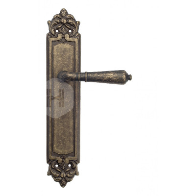 Дверная ручка на планке Venezia Vignole VNZ755 PL96 бронза античная