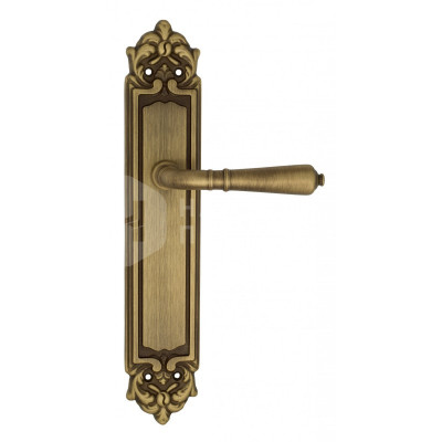 Дверная ручка на планке Venezia Vignole VNZ2051 PL96 бронза матовая