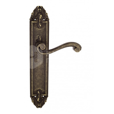 Дверная ручка на планке Venezia Vivaldi VNZ2607 PL90 бронза античная