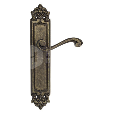 Дверная ручка на планке Venezia Vivaldi VNZ503 PL96 бронза античная