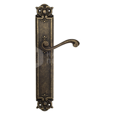 Дверная ручка на планке Venezia Vivaldi VNZ507 PL97 бронза античная