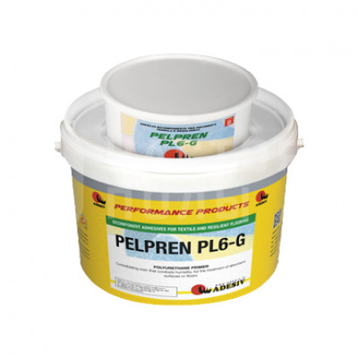 Эпоксидно-полиуретановый двухкомпонентный клей для ПВХ Adesiv Pelpren PL6-G, (10кг)